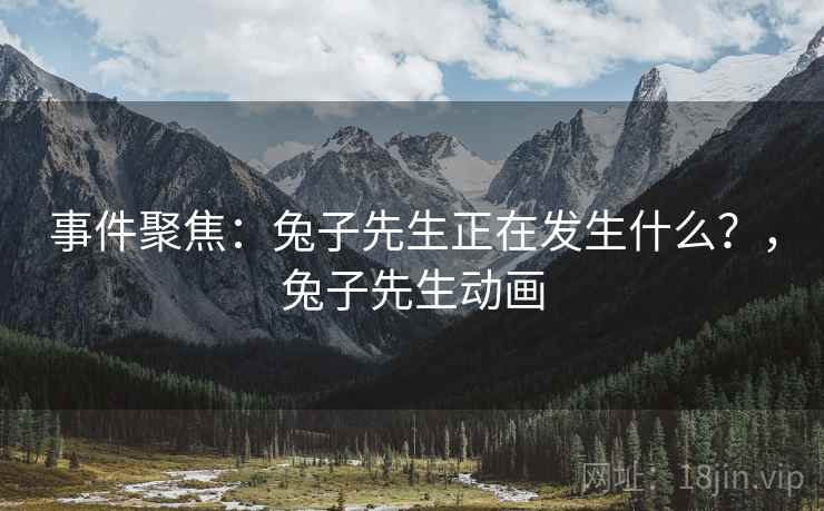 事件聚焦：兔子先生正在发生什么？，兔子先生动画